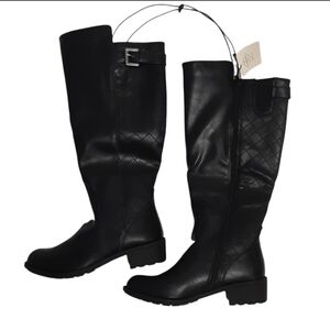 St Johns Bay Tall Black Boots Womens Size 7